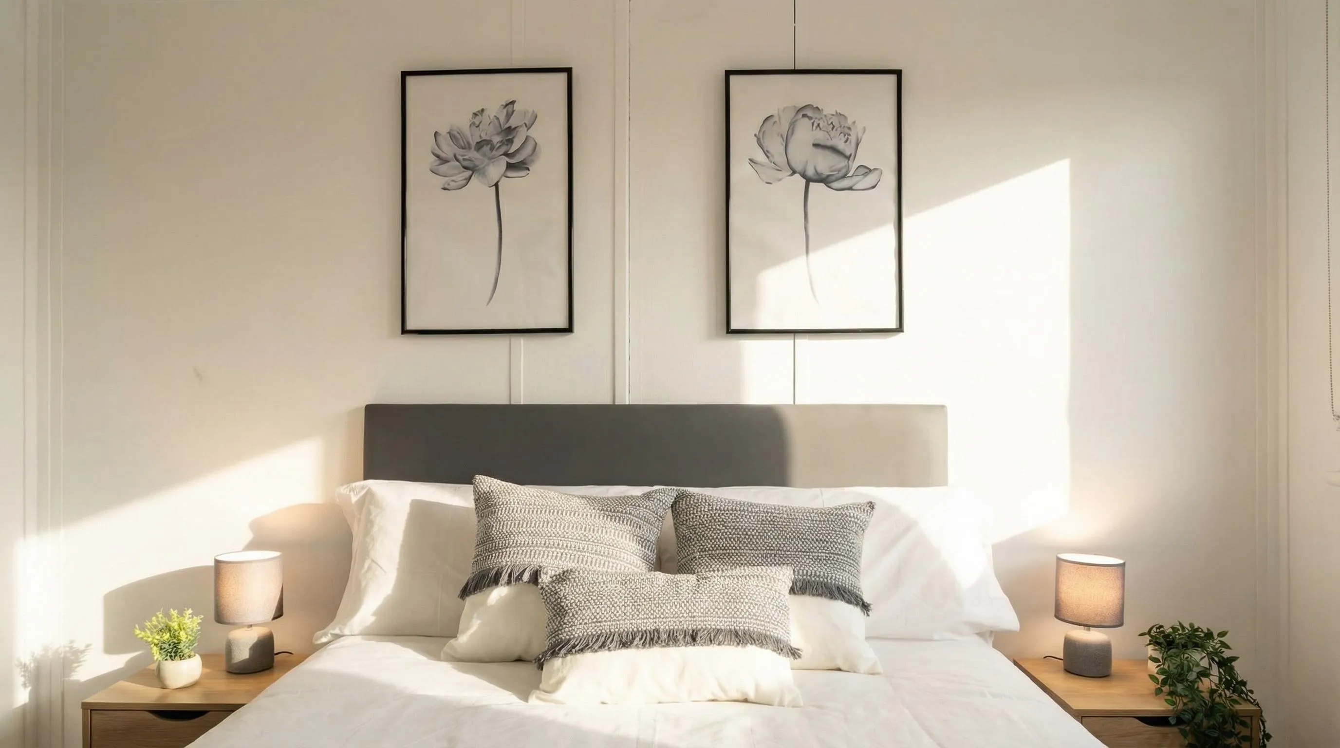 Foto del dormitorio optimizada con IA